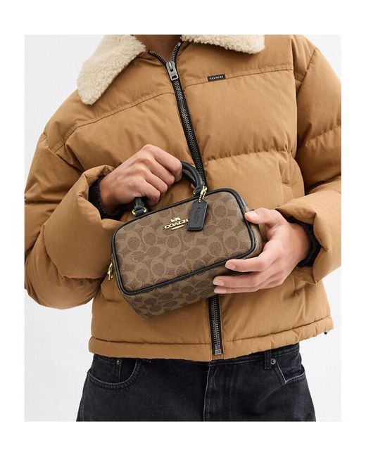 COACH Brown Satchel Crossbody Bag