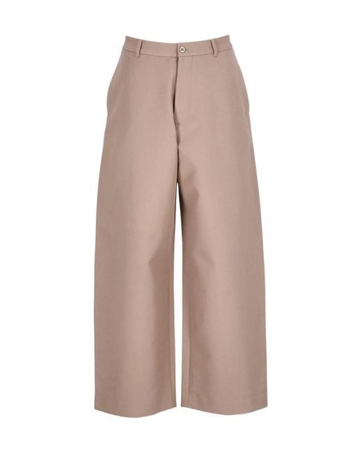 Acne Natural Belt-Loop Casual Pants for men