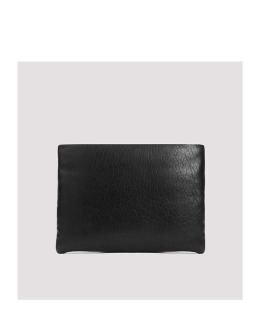 Saint Laurent Black Logo Debossed Wallet for men