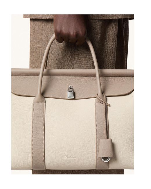 Loro Piana Natural Loom Bag L32