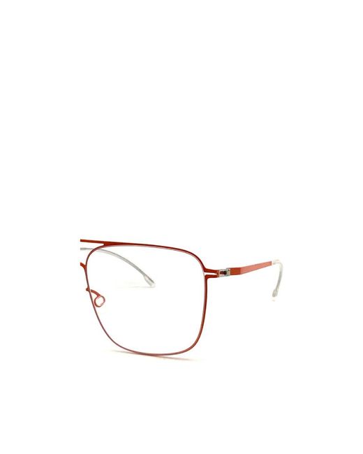 Mykita White Tobi Square Frame Glasses for men
