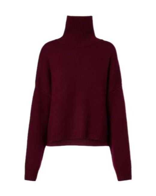 Lisa Yang Red Zerlina Cashmere Sweater