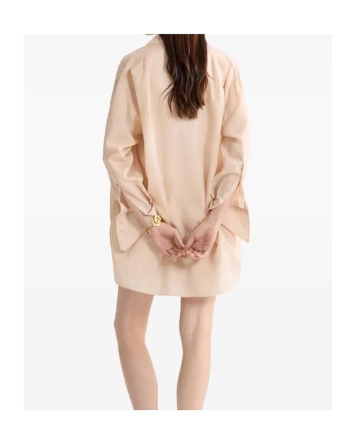Patou White Oversize Beach Shirt