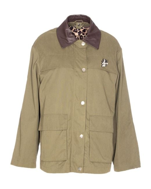 Liu Jo Green Bejewelled Jacket