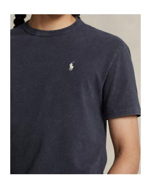 Polo Ralph Lauren Blue Logo-Embroidered T-Sshirt for men