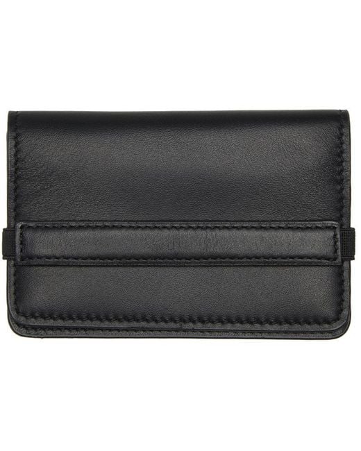 Common Projects Black Foldover-Top Wallet for men