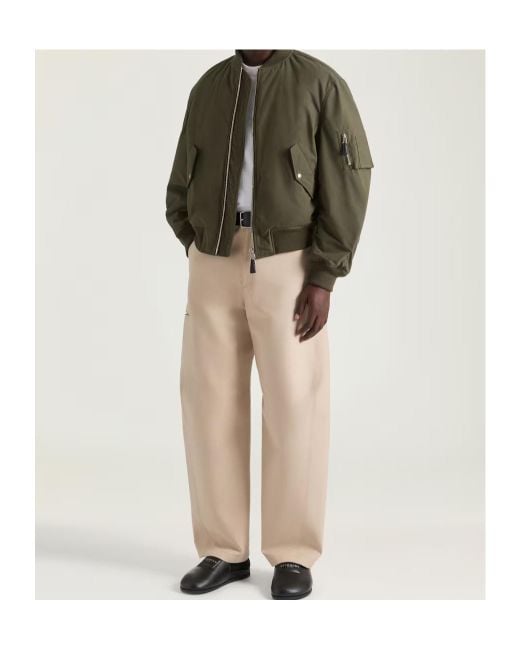 Givenchy Green Couture Seam Zip-Up Bomber Jacket for men