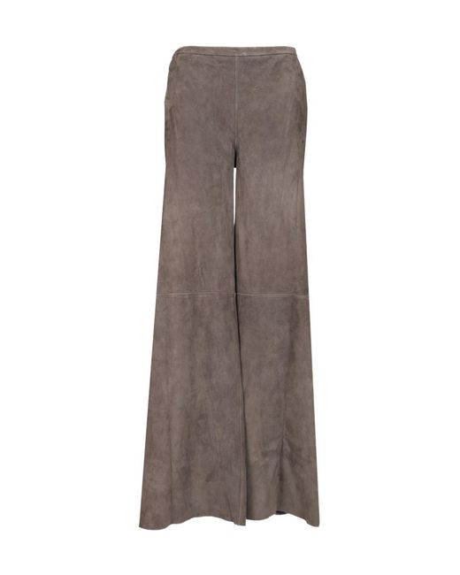 Forte_forte Brown Suede Trousers
