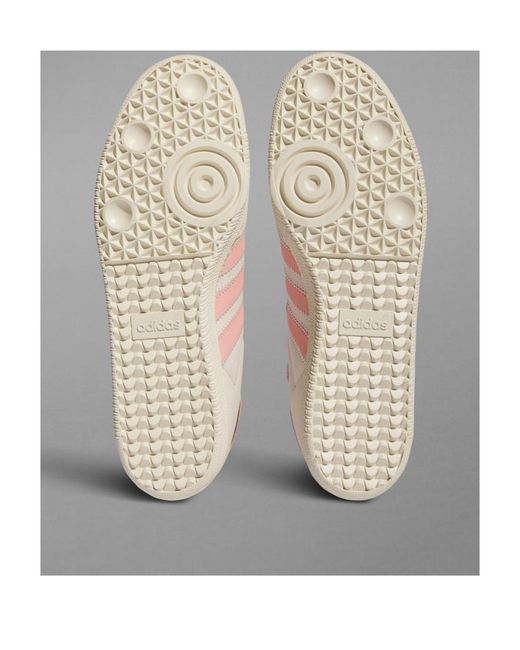 Adidas Pink X Pharrell Samba Humanrace 'Aluminum' Sneakers for men