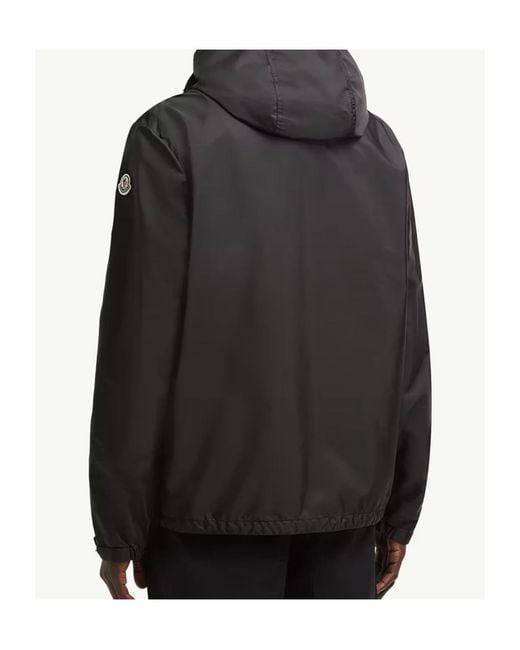 Moncler Black Remoray Zip Hooded Jacket for men