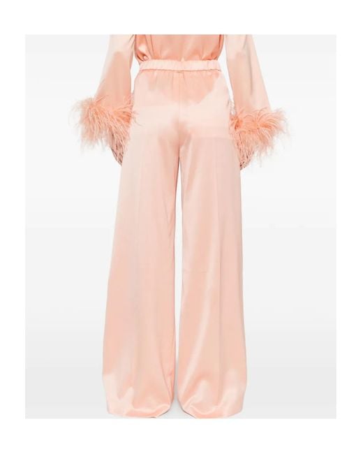 Twinset Pink Pleated Trousers