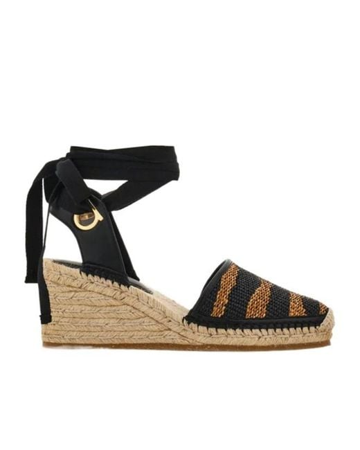 Ferragamo Black Espadrilles