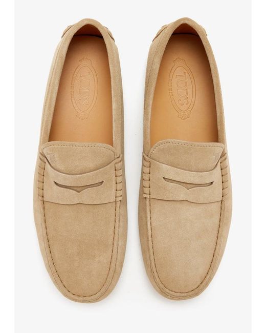 Tod's Brown Gommino Slip-On Loafers for men