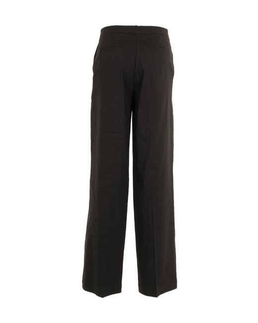 Pinko Black Stretch Pleated Trousers