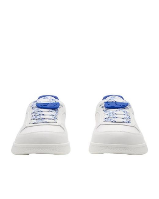 Burberry White Terrace Low-Top Sneakers for men