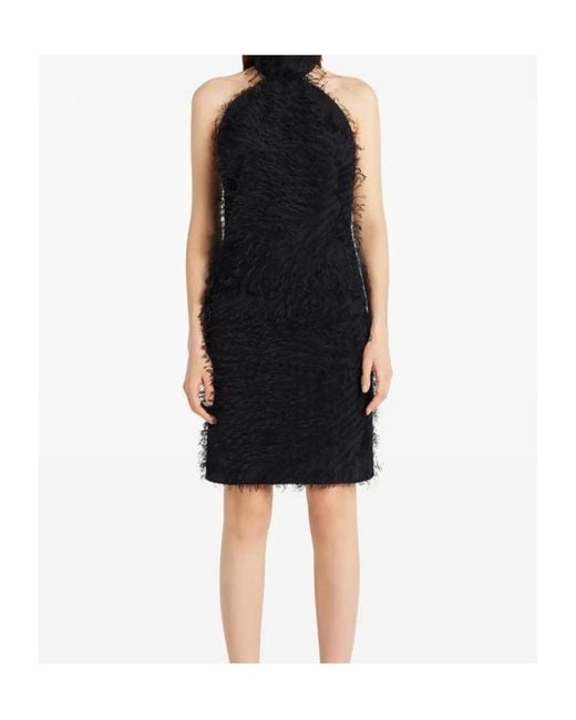 Courreges Black Courrèges Illusion Circle Shivering Dress