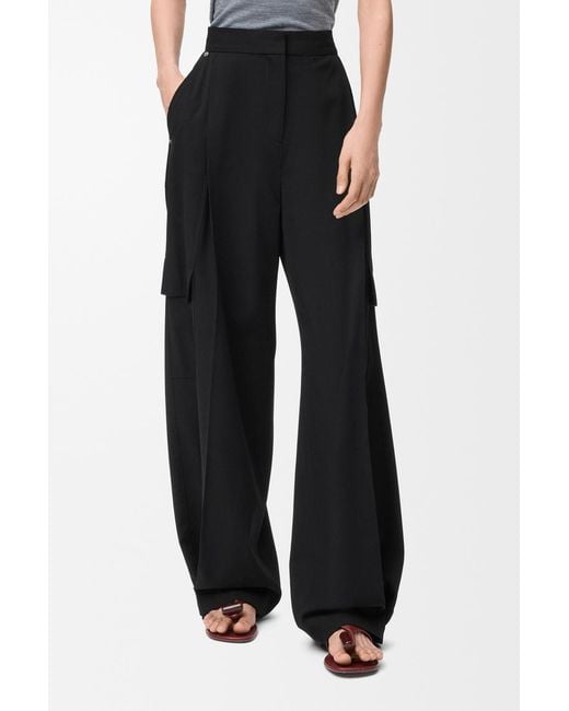 Loewe Black Plated Trousers