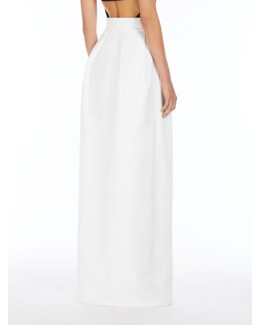 Max Mara White Long Skirts