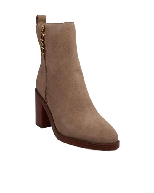 Michael Kors Brown Regan Ankle Short Boots