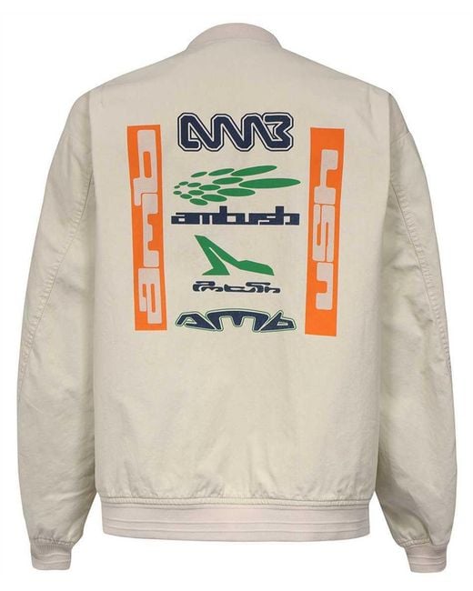 Ambush Natural Back Logo Bomber Jacket for men