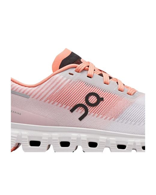 On Shoes Pink Cloud 6 Push Sneakers