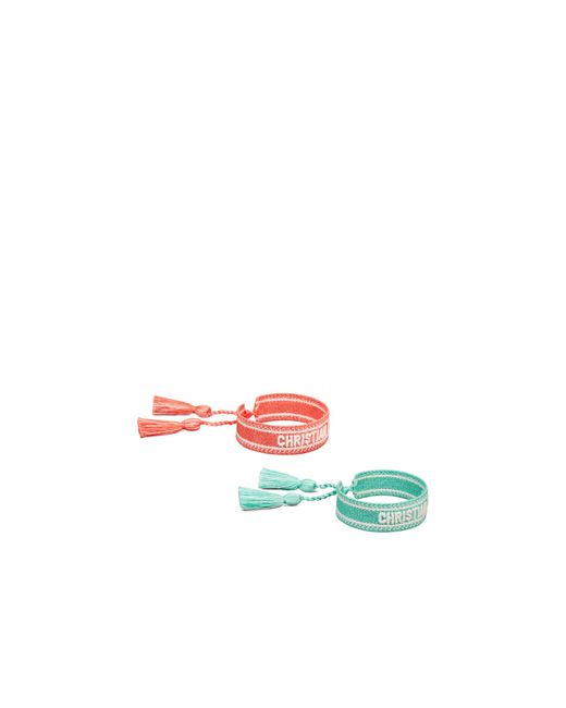 Dior White Iviera Christian Bracelet Set