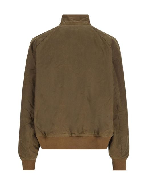 Barbour Brown Long-Sleeve Zip-Up Jacket