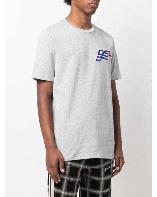 DIESEL White T-Just-B83 Crewneck T-Shirt for men