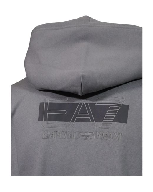 EA7 Gray Logo Tracksuit for men