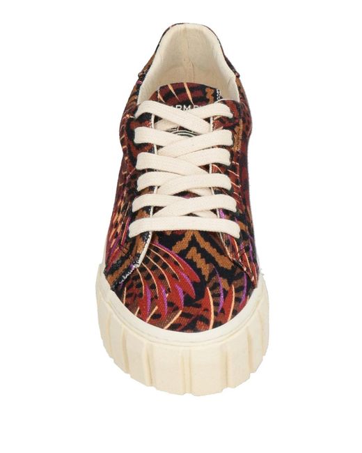 Farm Rio Brown Animal Print Low-Top Canvas Shoes