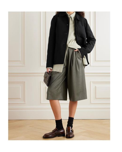 Jil Sander Black Cotton-Blend Twill Jacket