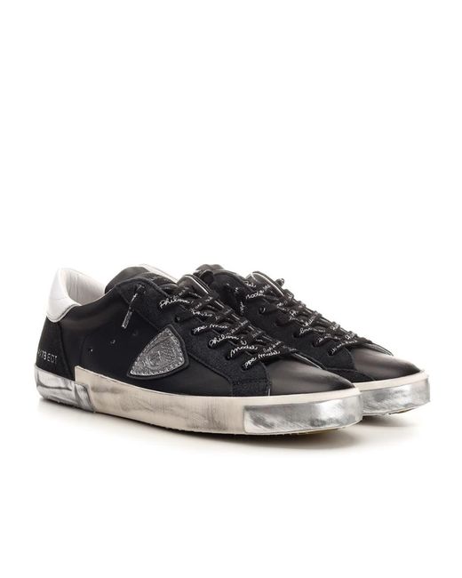 Philippe Model Multicolor Prsx Leather Sneakers for men
