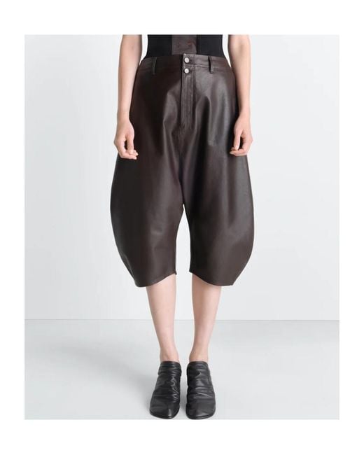 Lemaire Gray Button Detailed Tapered Shorts