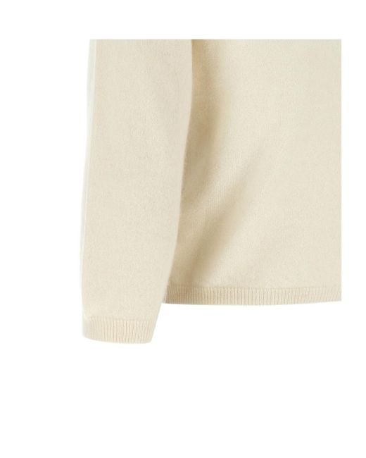 Be You White 3080 Crew Neck Cardigan