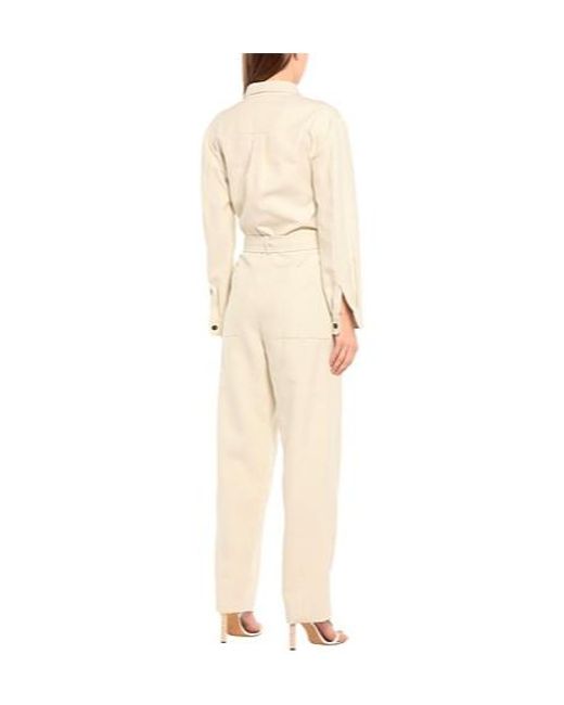 Weekend by Maxmara Natural Solid-Color Jacket Jumpsuit