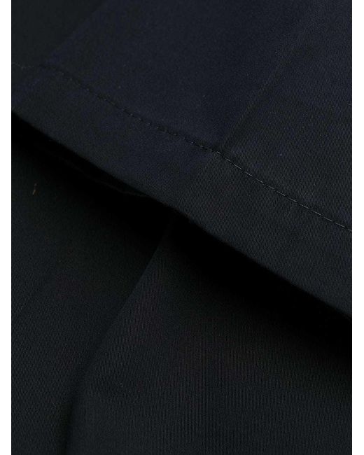 KENZO Blue Ankle-Exposed Casual Pants for men