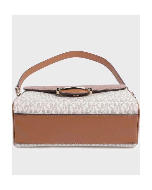 Michael Kors Women's White Logo Shoulder Bag shoulder bags