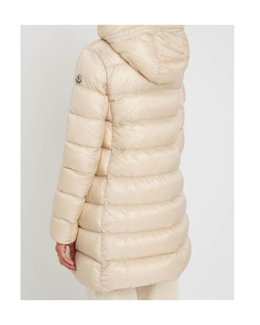 Moncler Natural Suyenne Hooded Quilted Shell Parka