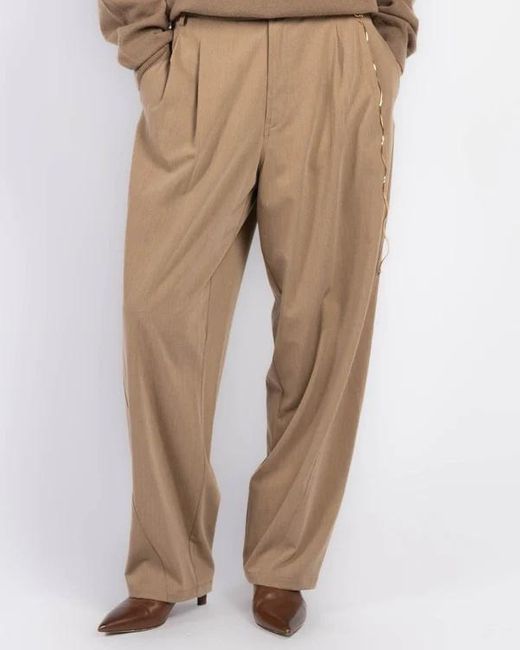 DARKPARK Brown Phebe Chain Pants