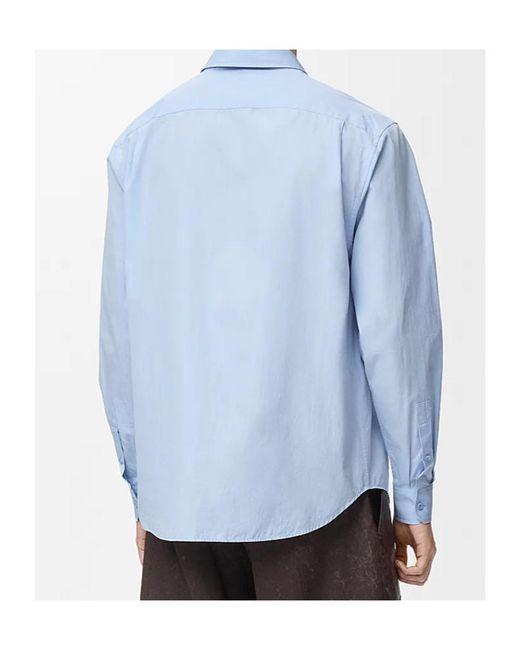 Loewe Blue Buttoned Shirt for men