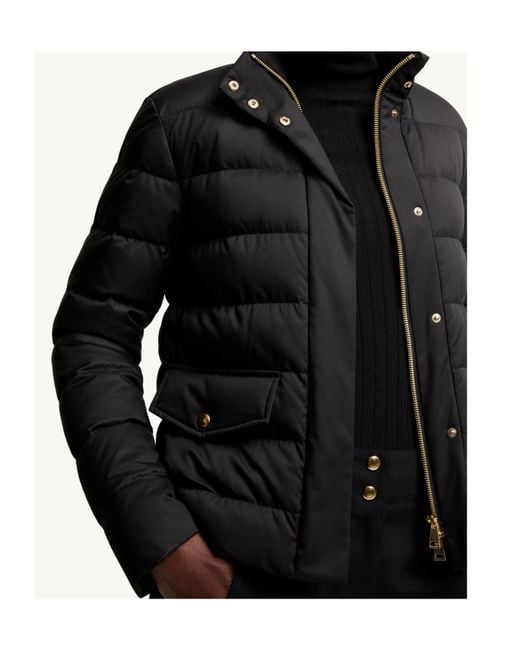 Moncler Black Bessettes Short Down Jacket
