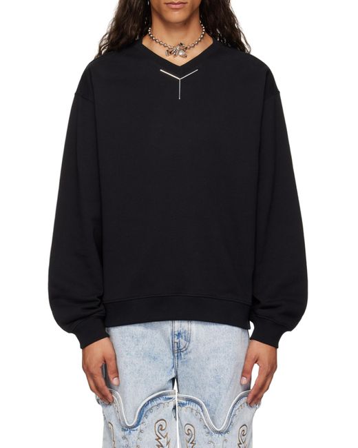 Y. Project Black Long-Sleeved Sweater for men