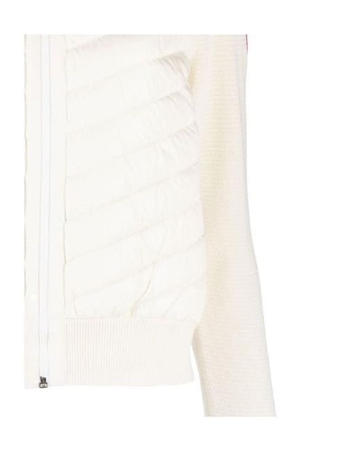 Canada Goose White Logo Patch Zip-Up Padded Jacket