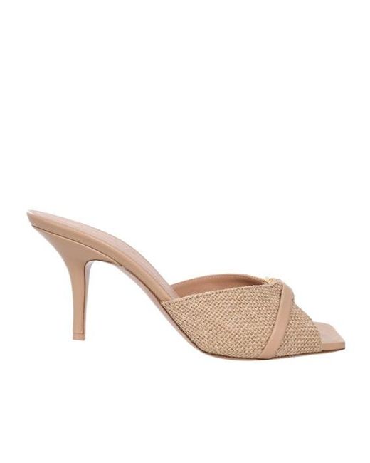 Malone Souliers Natural Open-Toed High-Heeled Sandals