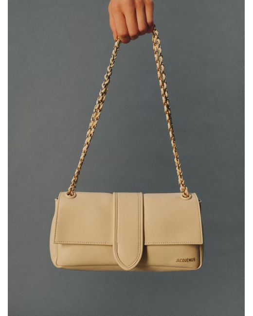 Jacquemus White Le Bambino Chain Shoulder Bag