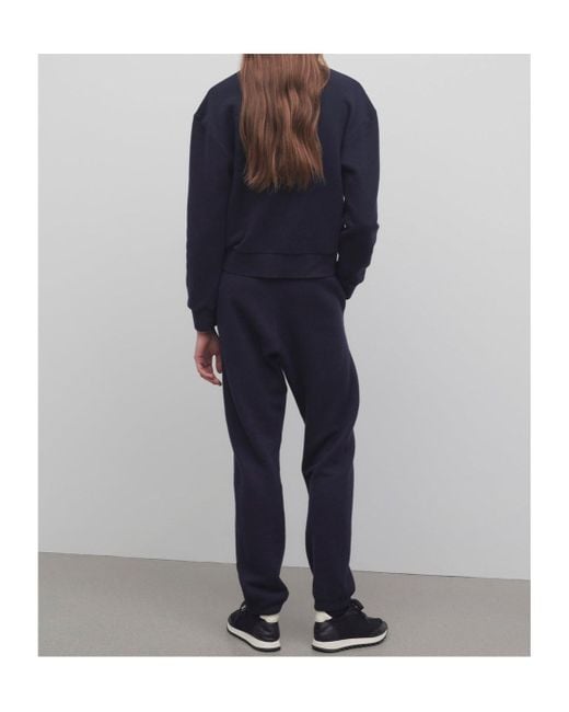 The Row Blue Drawstring Lounge Pants
