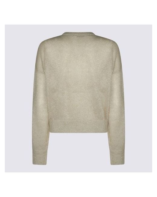 Brunello Cucinelli Natural Long Sleeved Cardigan