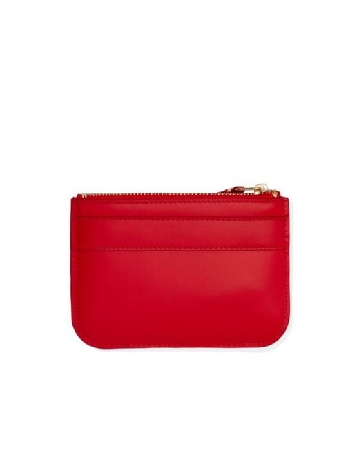 Comme des Garçons Red Comme Des Garçons Wallet Big Bow Zipped Purse for men