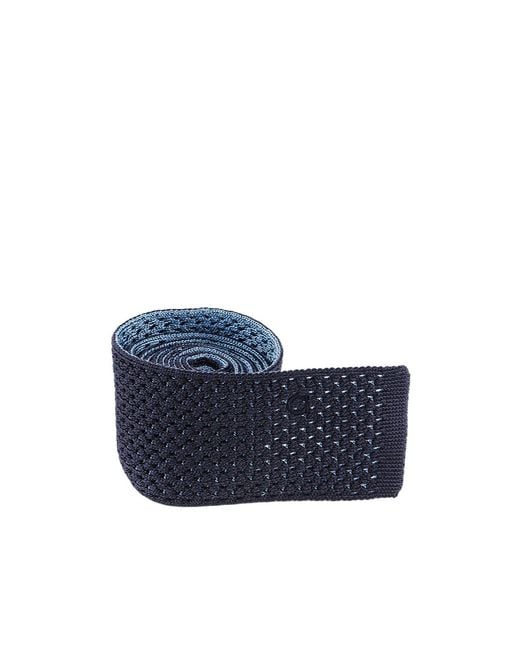 Ferragamo Blue Square Head Tie for men