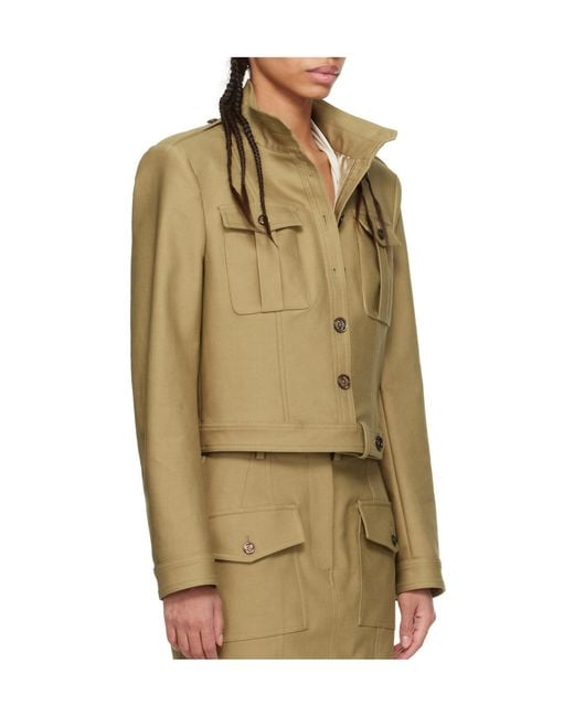 Tom Ford Natural Cropped Jacket